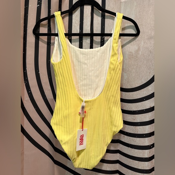 Brand new, fun yellow swimsuit from Madewell! - Picture 2 of 3